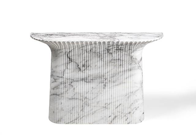 Bàn console Odette — nội thất đá Rochelle Stone