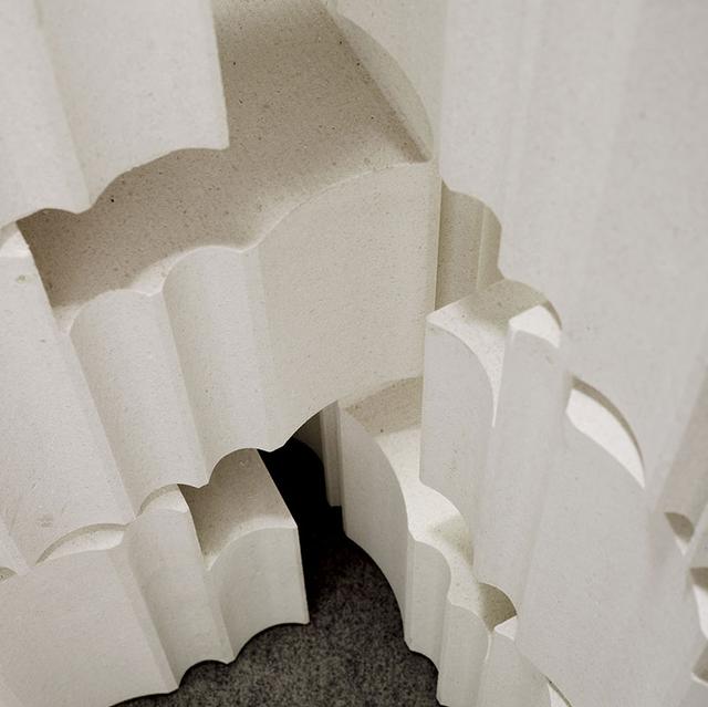 Vách đá 3D Biblos — bề mặt đá tự nhiên điêu khắc nổi khối, Lithos