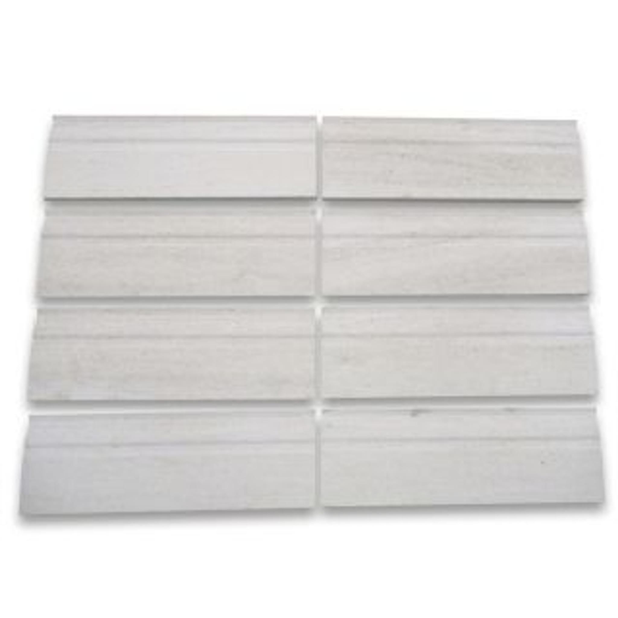 Phào chỉ đá Marble Crown (phào đỉnh) — bề mặt mài mờ (honed), Rochelle Couture