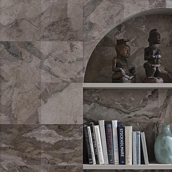 Vách đá 3D Dune — bề mặt đá tự nhiên điêu khắc nổi khối, Lithos