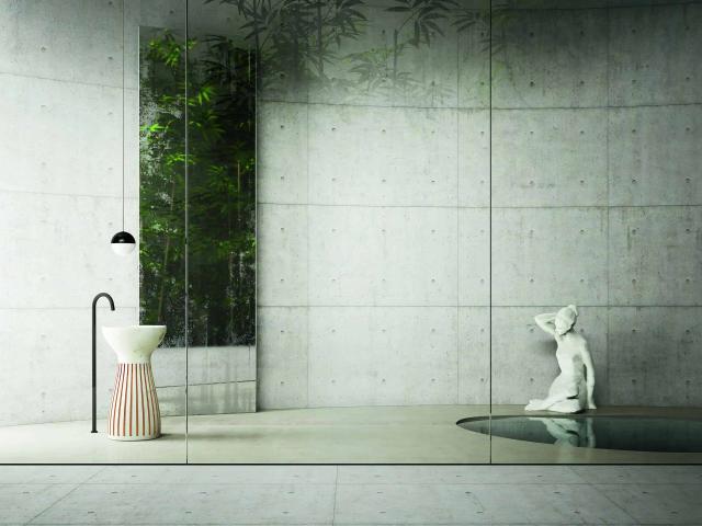 Lavabo Roma — nội thất đá Rochelle Stone