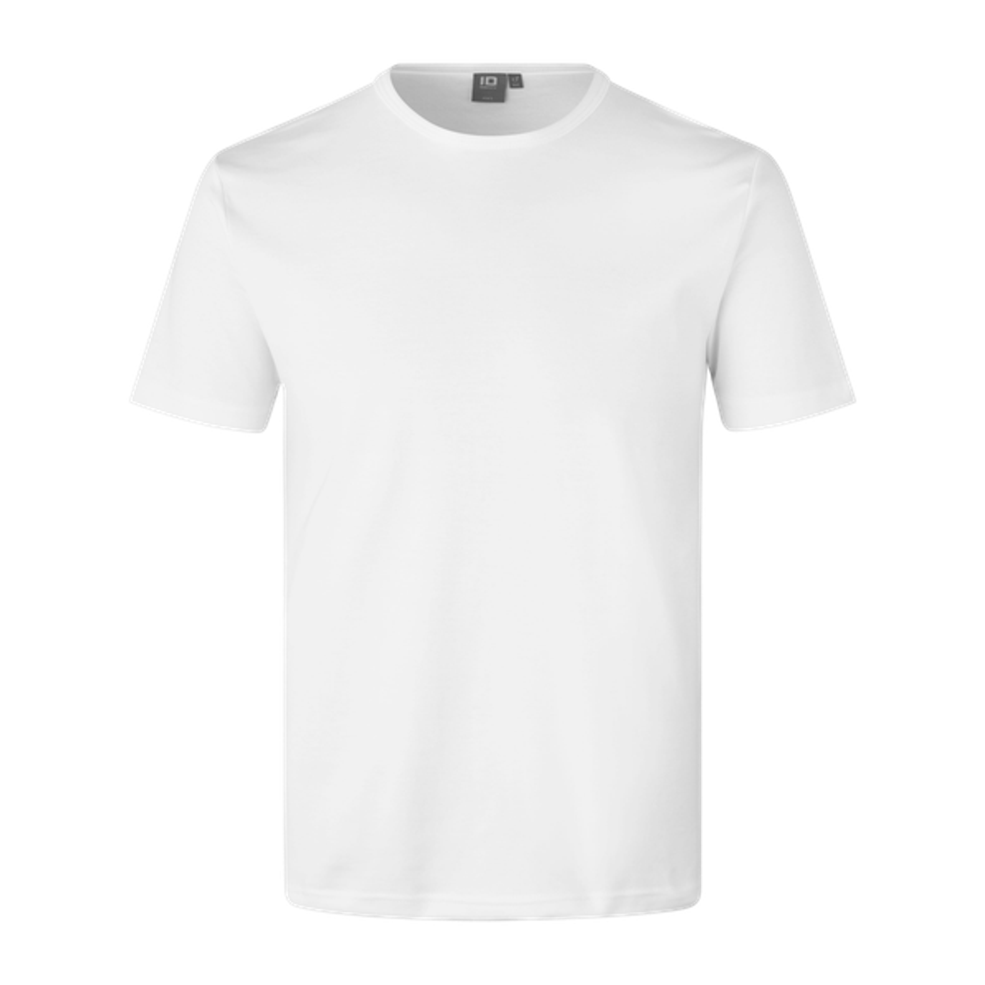 Hvid herre-T-shirt