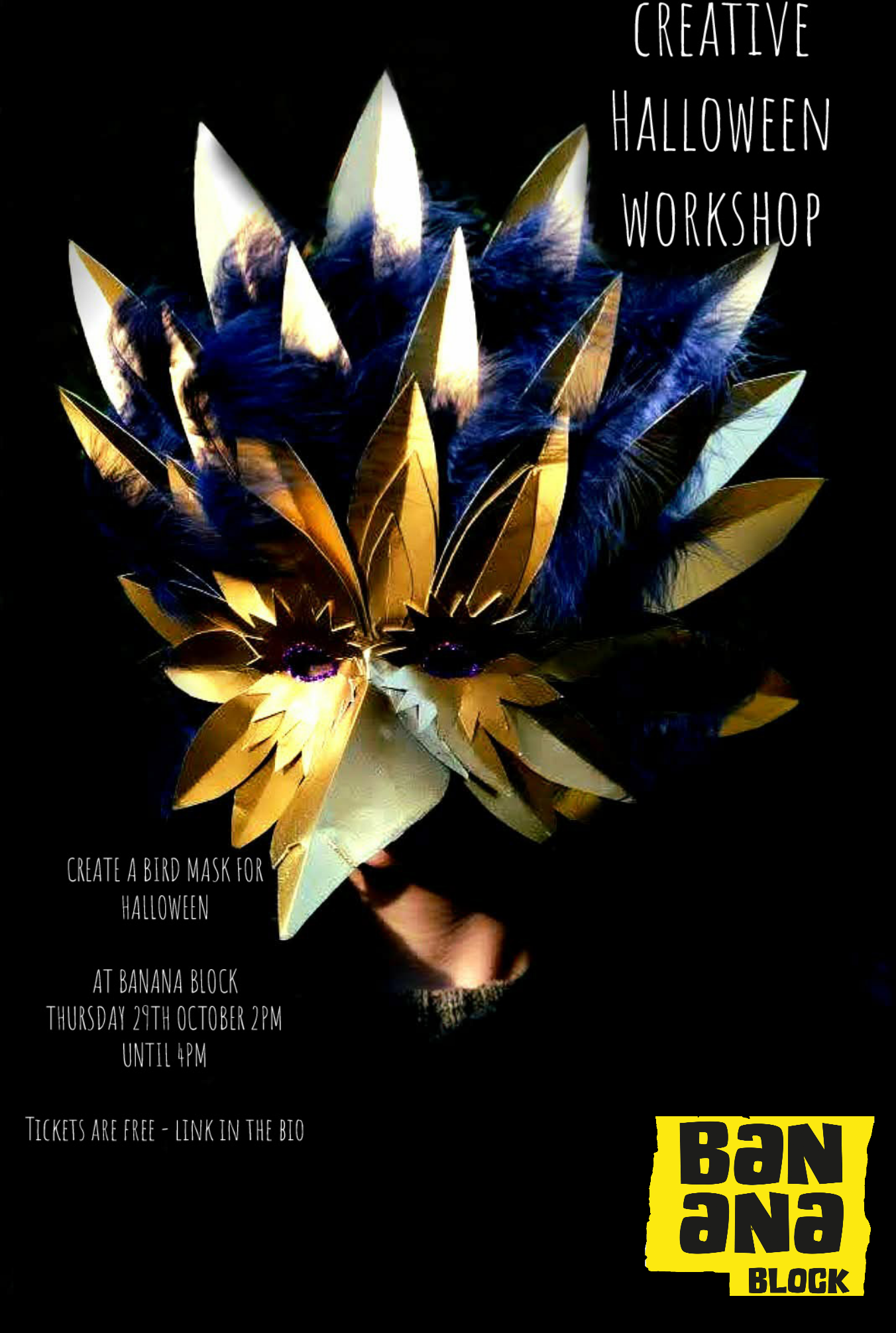 HALLOWEEN WORKSHOP - BIRD MASK MAKING