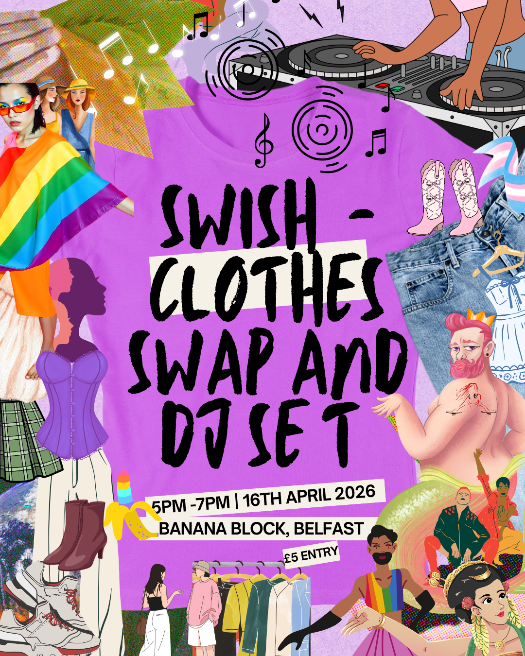 SWISH- Clothes Swap and DJ Set 