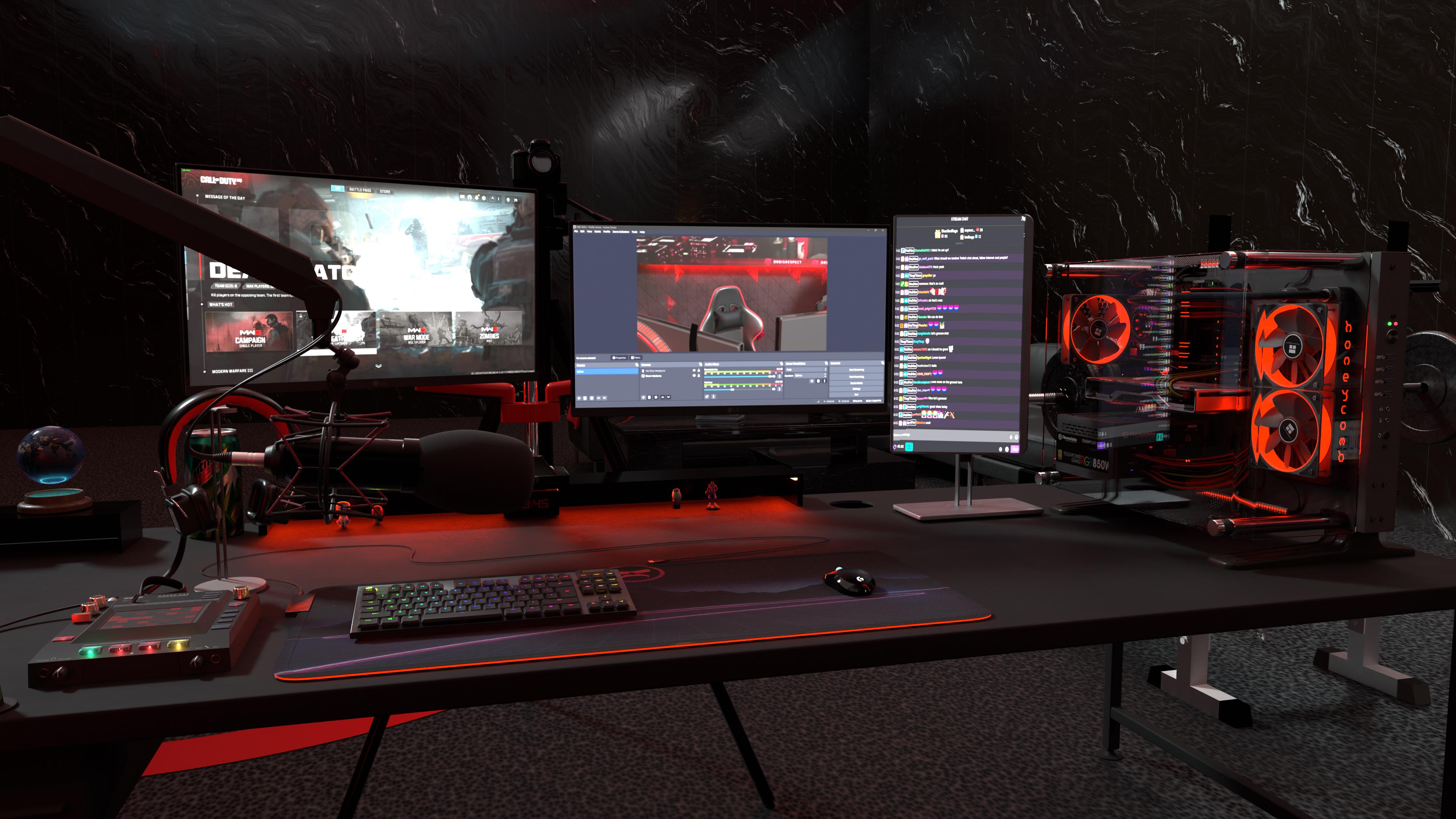 Gaming Setup Space - Dr Disrespect Inspired