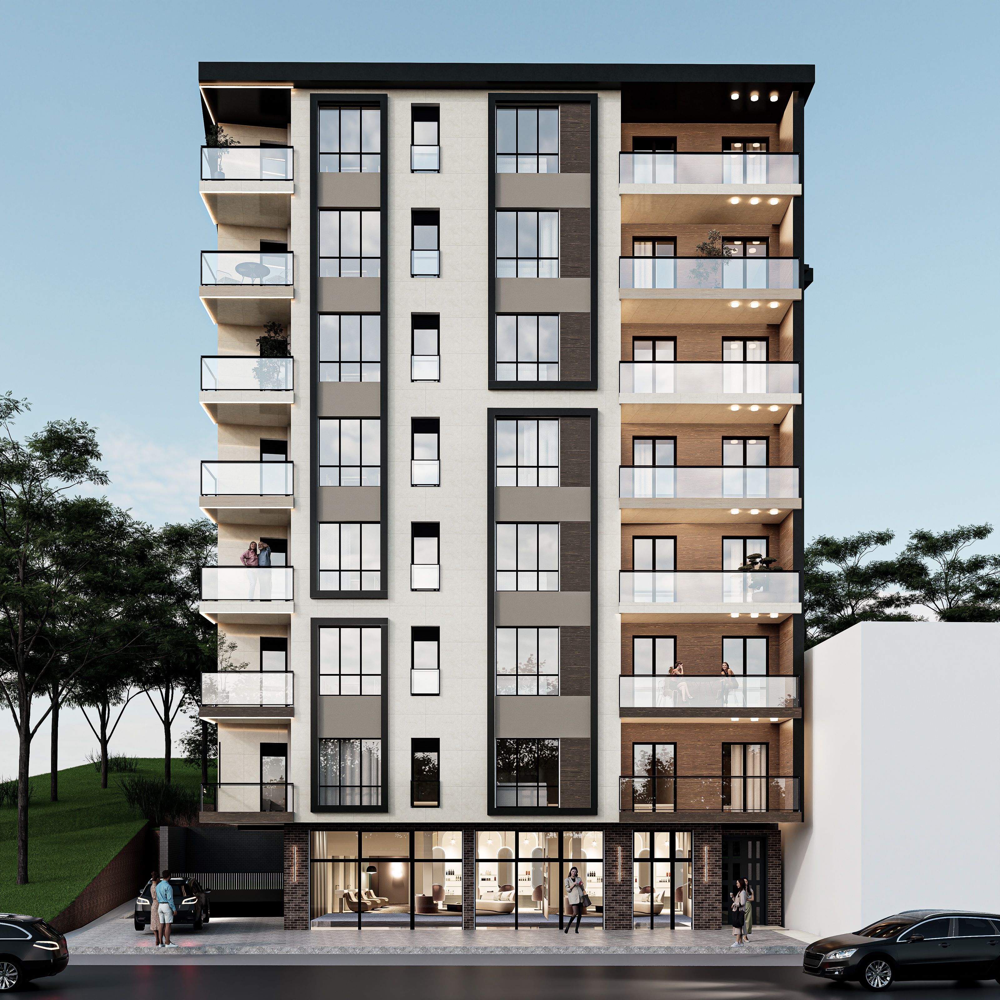 Stambeno-poslovni objekat Po+Su+P+6, Novi Pazar