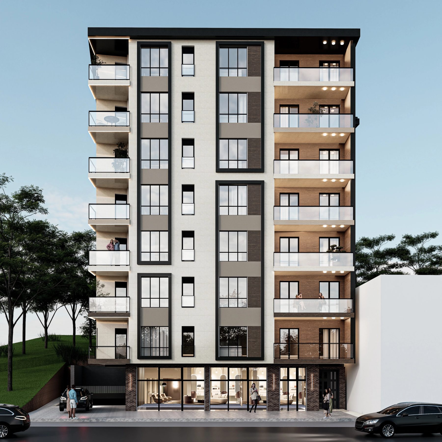 Stambeno-poslovni objekat Po+Su+P+6, Novi Pazar
