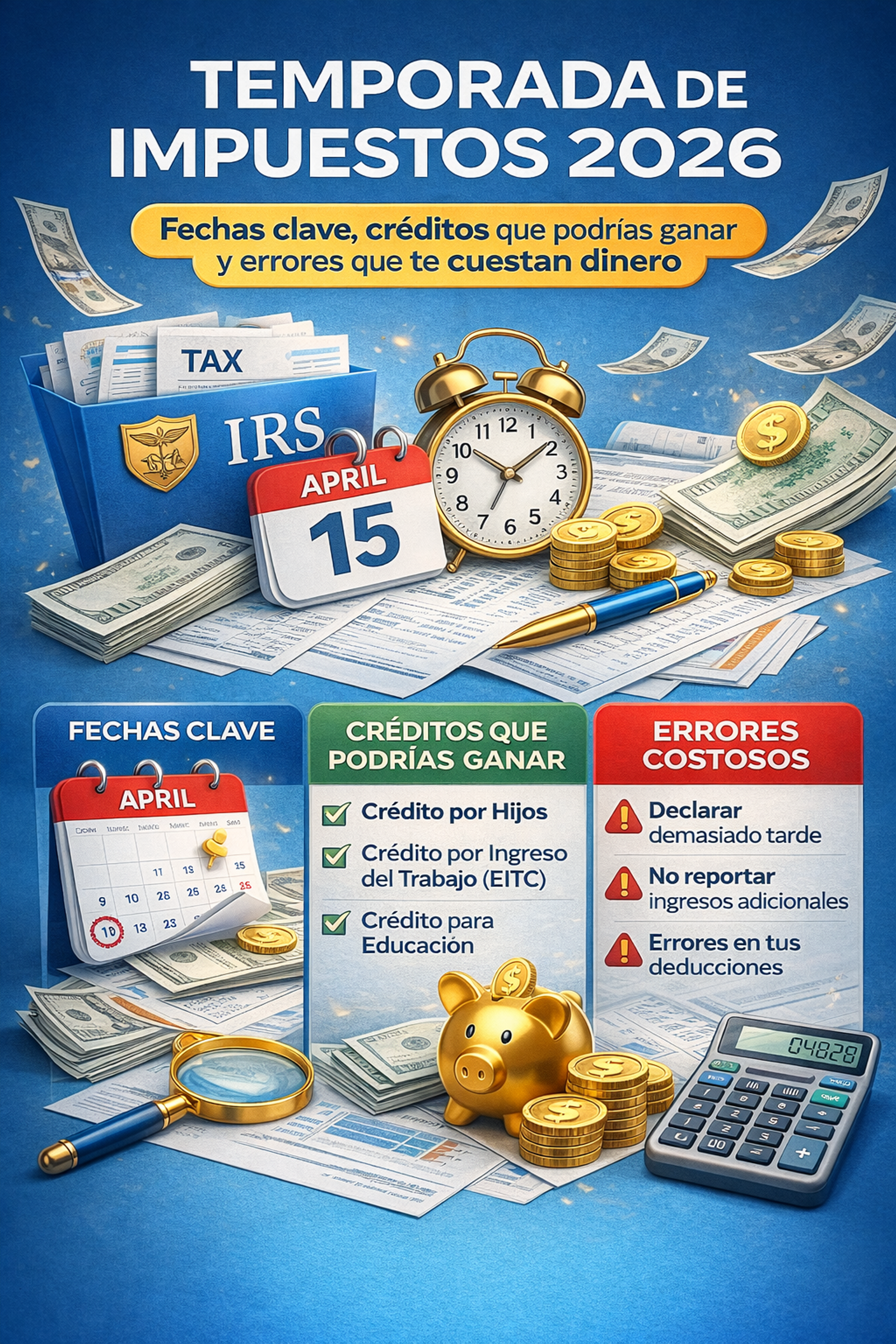 2026 Tax Season: Key Dates, Credits You Could Claim, and Mistakes That Can Cost You Money