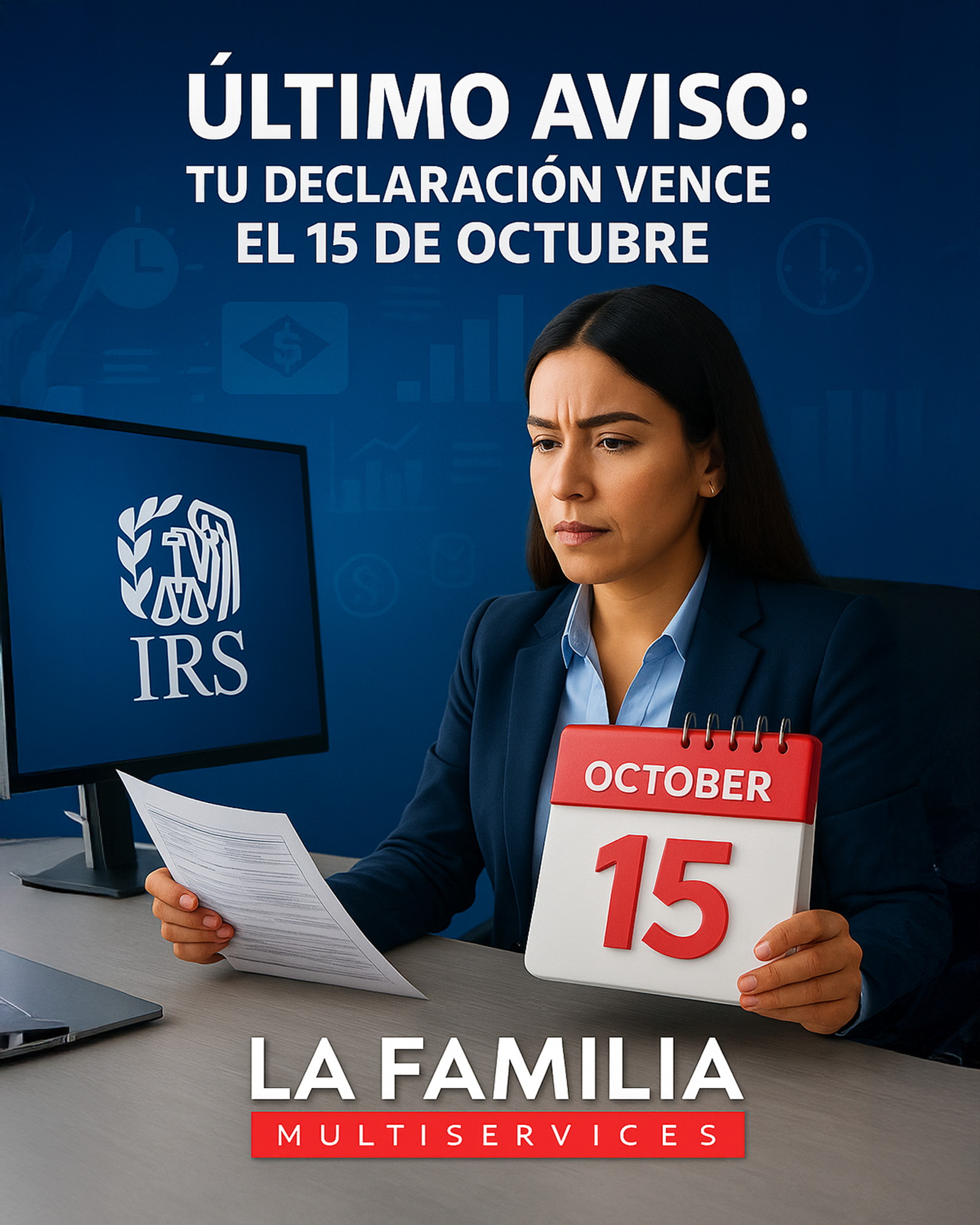 Último aviso: tu declaración con extensión vence el 15 de octubre de 2025