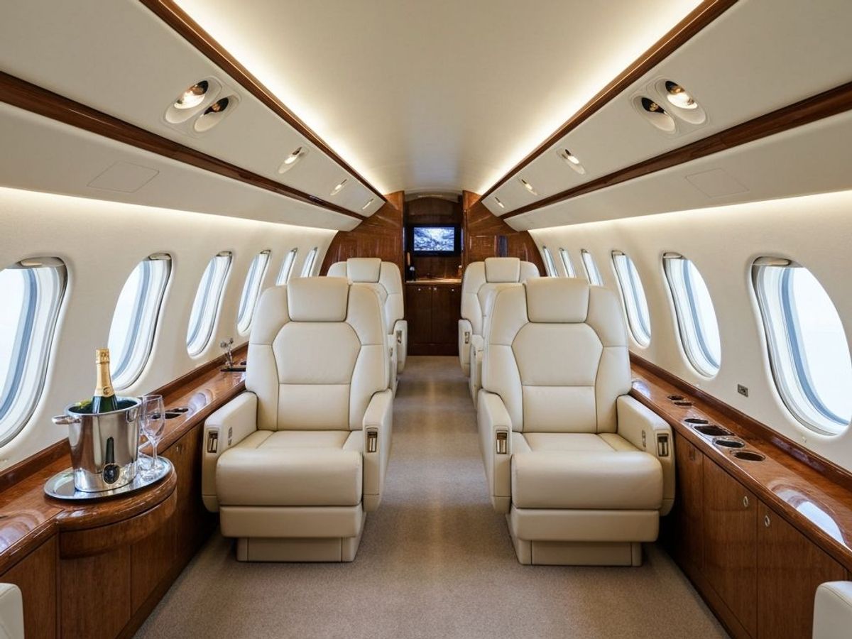 Interior del Gulfstream G650