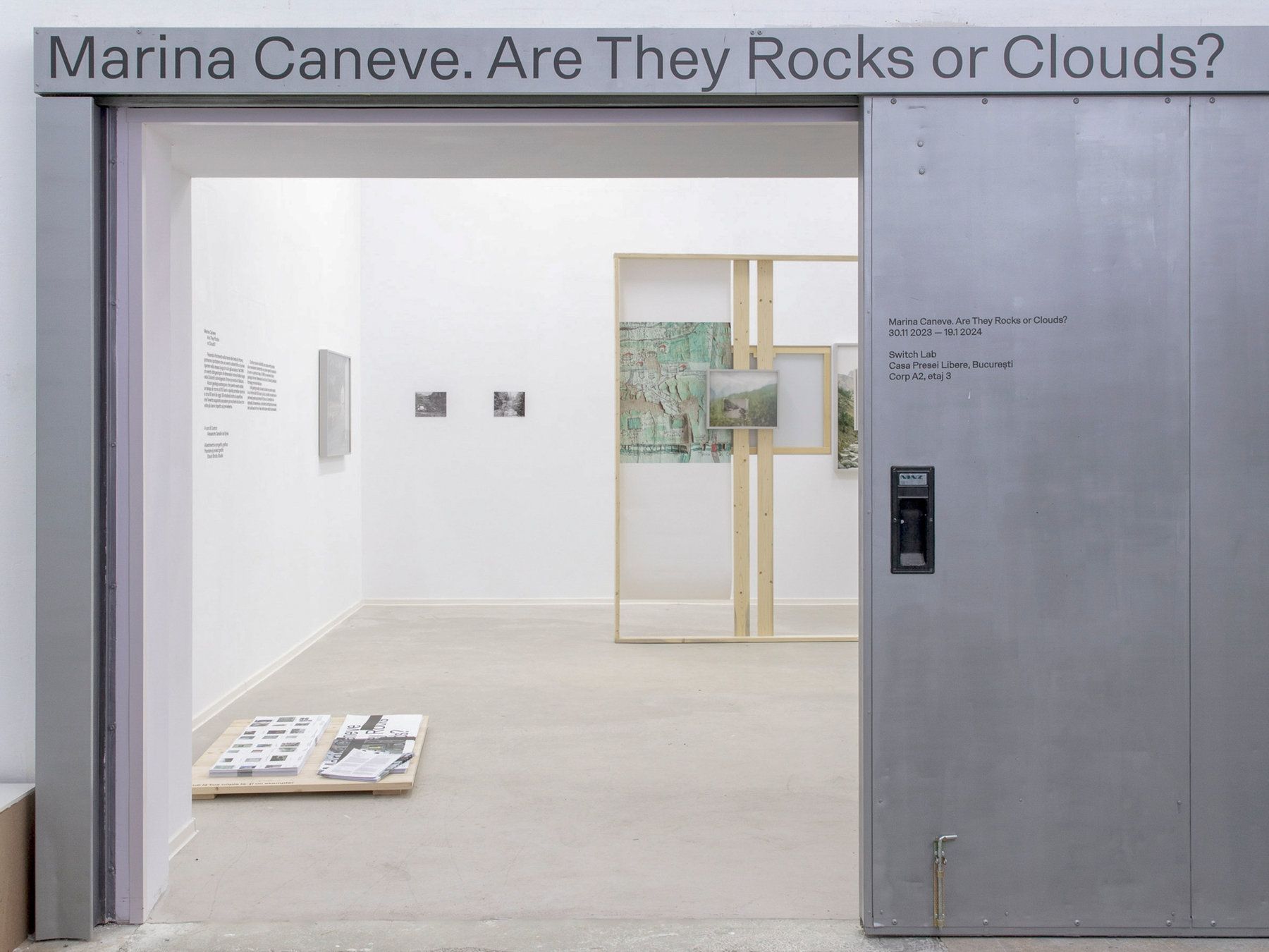 Casa Scânteii — Are They Rocks or Clouds? — installation view 1