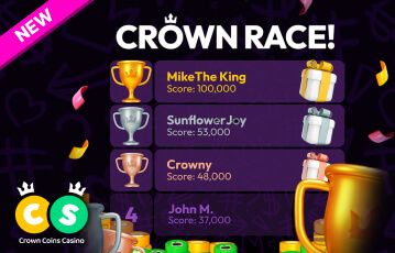 An image showing the new Crown Race tournament