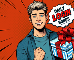 Get daily login bonuses at Yay Casino!