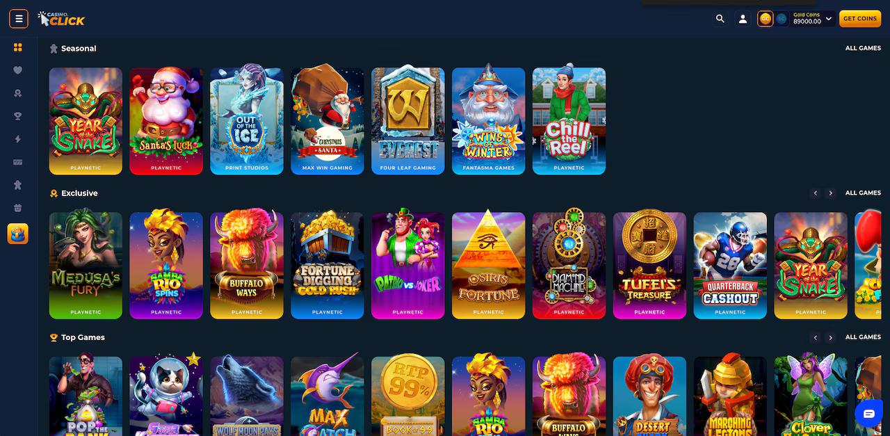 Casino.click alternative California social casino