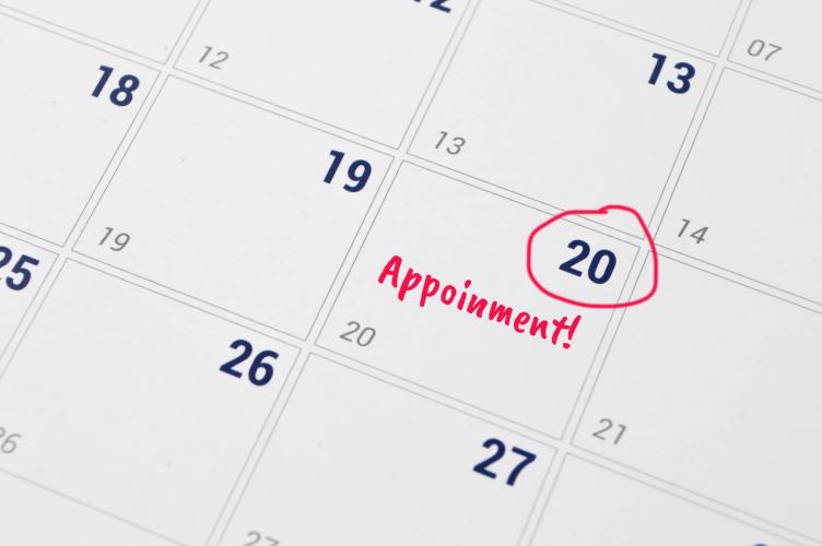 USCIS biometrics appointment rescheduled to a new date.