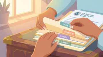 Organizing I-130 RFE Evidence Tabs and USCIS Documents | Immiva