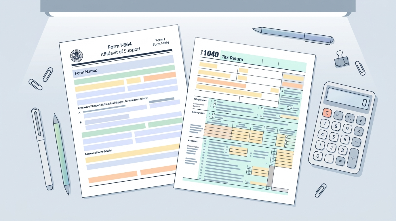 Form I-864 for I-485: 2026 Income Rules and Joint Sponsors