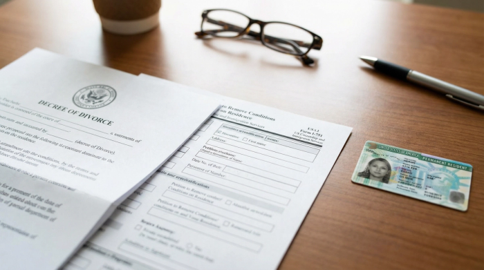 I-751 Divorce Waiver Documents and Requirements | Immiva Form I-751 divorce waiver documents including green card and divorce decree