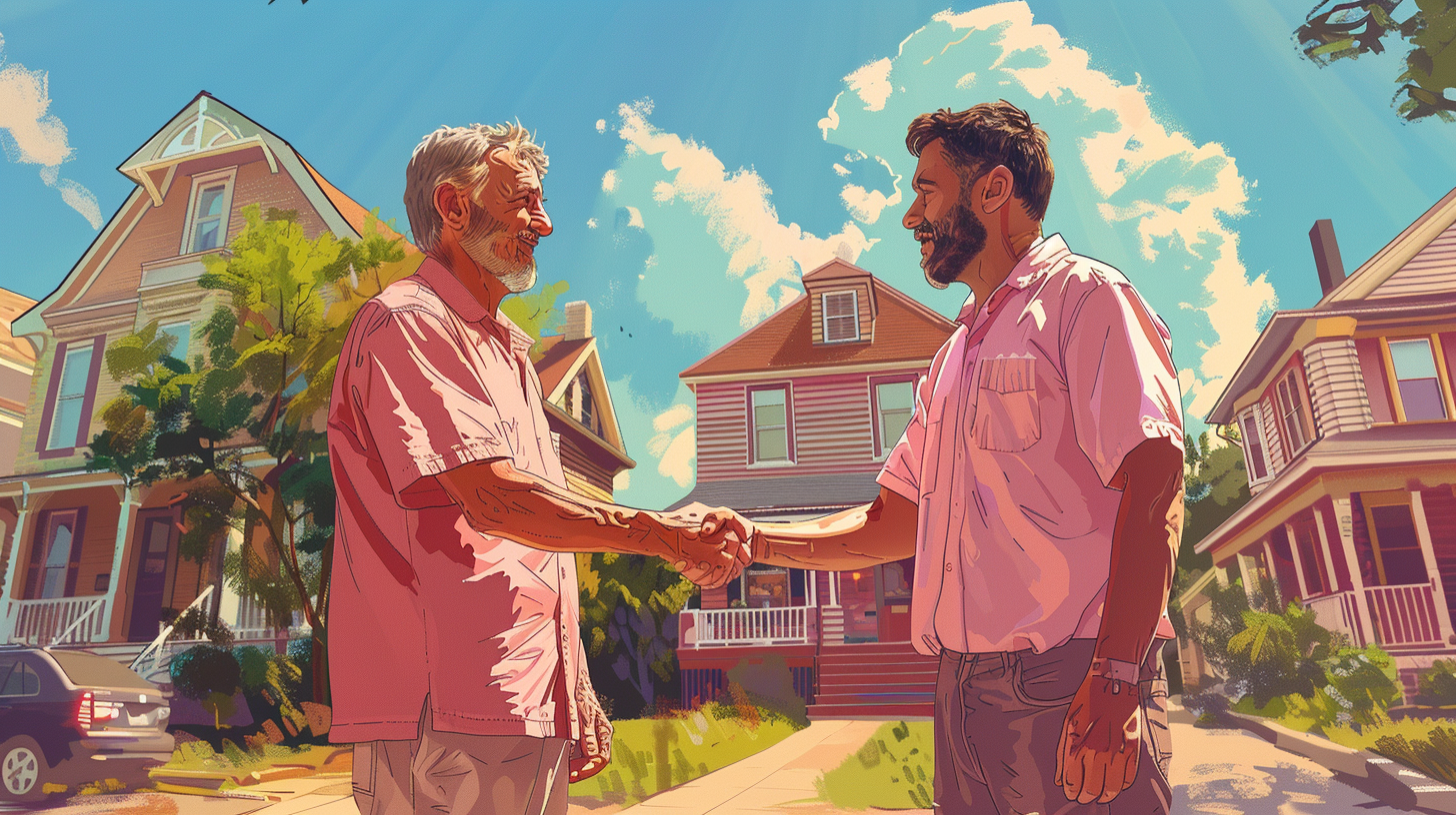 Ownify investor shaking hands with Owni