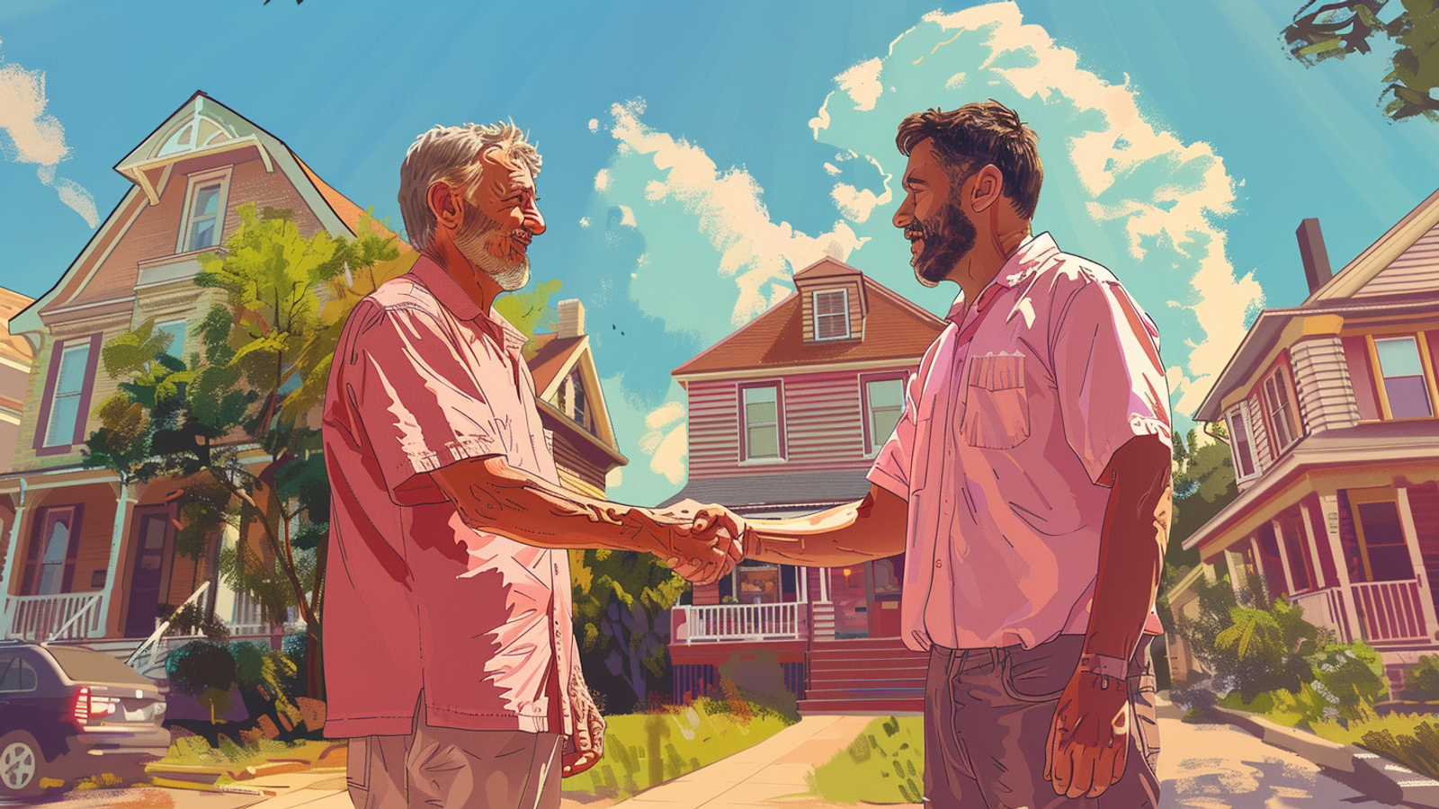 Ownify investor shaking hands with Owni