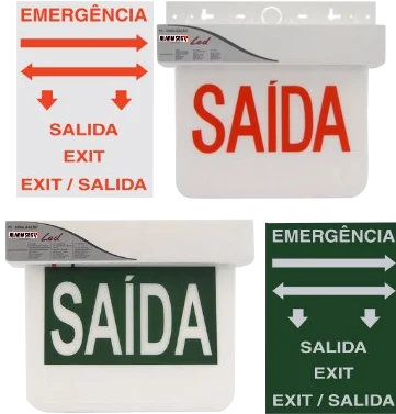 Luminária Autônoma de Saída com LEDs - PS