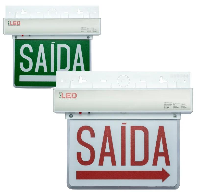 Luminária Autônoma de Saída com LEDs - Acrílico