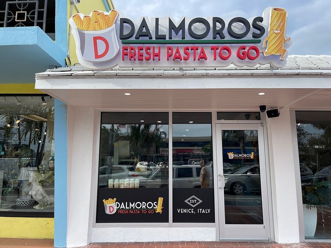 Fresh pasta to go — Dalmoros restaurant renovation, Sarasota, FL