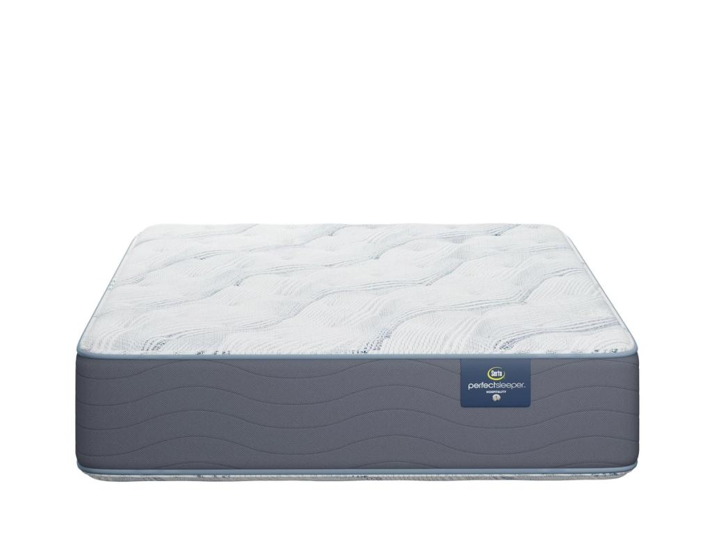 Presidential Suite Plush mattress seen from the front and above on a white background