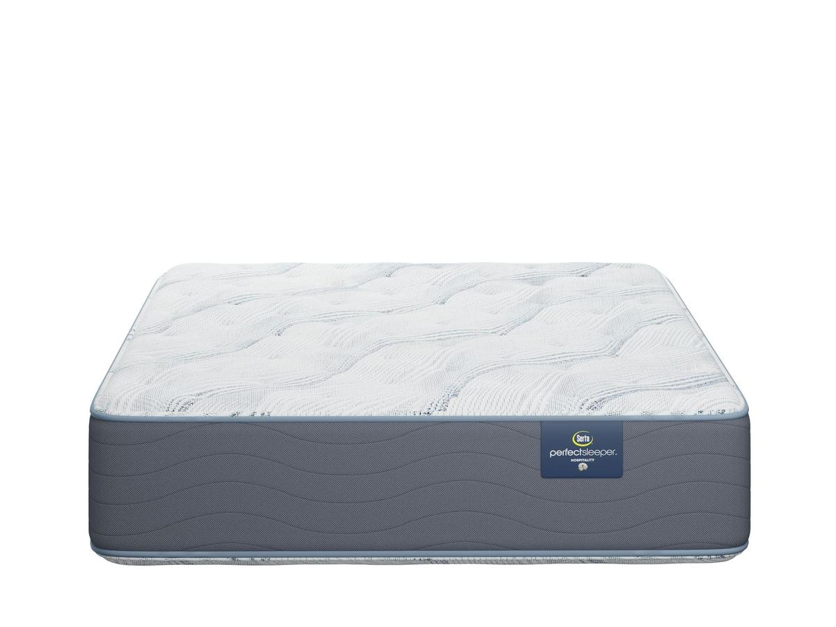 Presidential Suite Plush mattress seen from the front and above on a white background