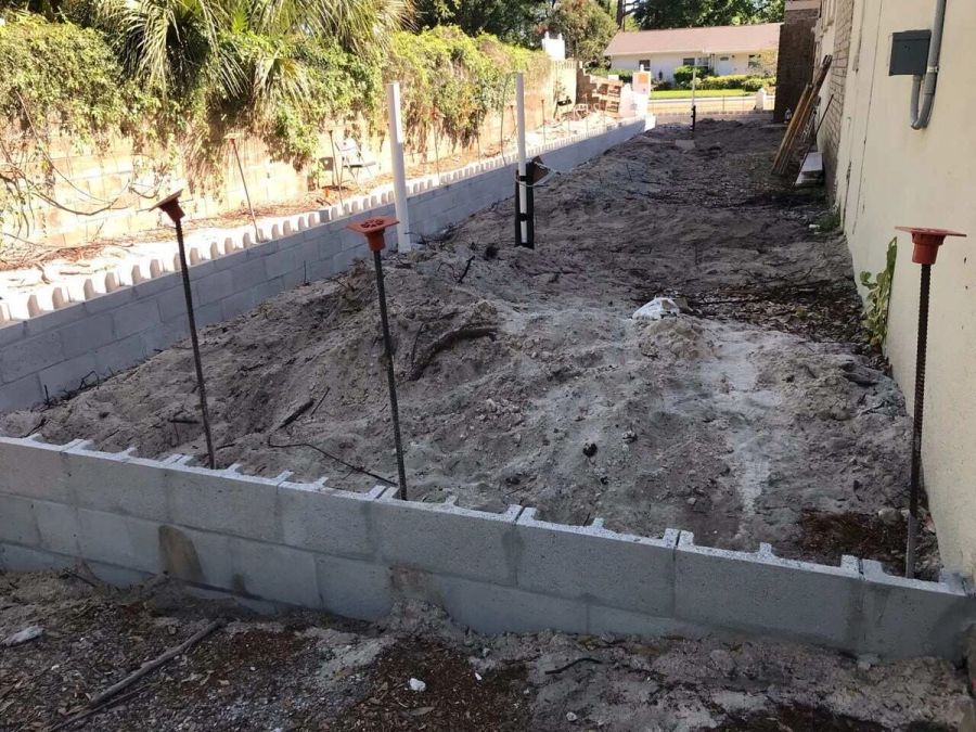 Addition footer foundation poured — Bradenton Research Center