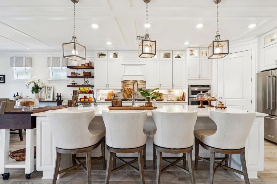 Kitchen island bar stools — Whole-home renovation, Bradenton