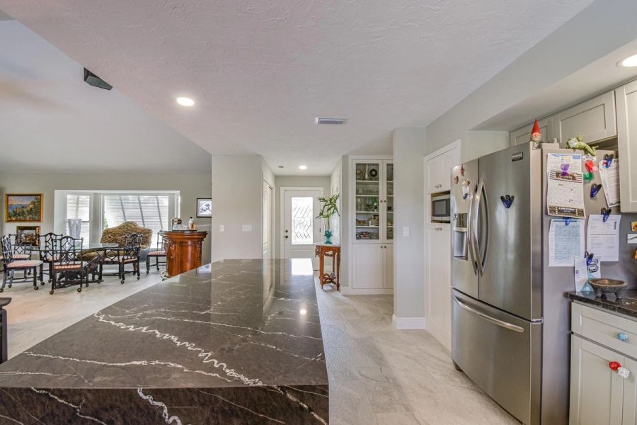 Kitchen hallway front door — Custom design-build near IMG Academy, West Bradenton