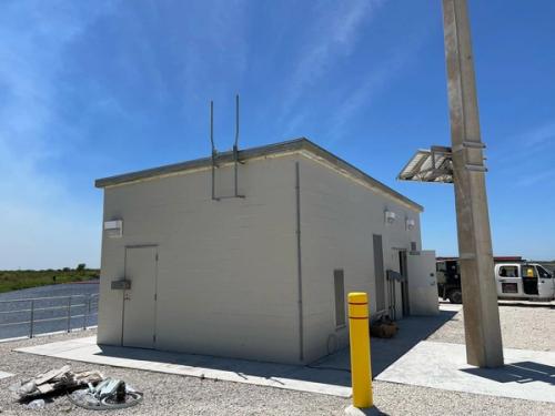 Building exterior canal — Florida Everglades Annex Restoration