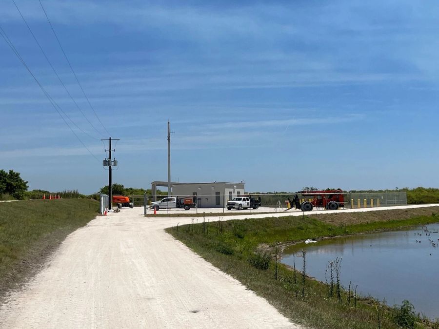 Site overview access road — Florida Everglades Annex Restoration