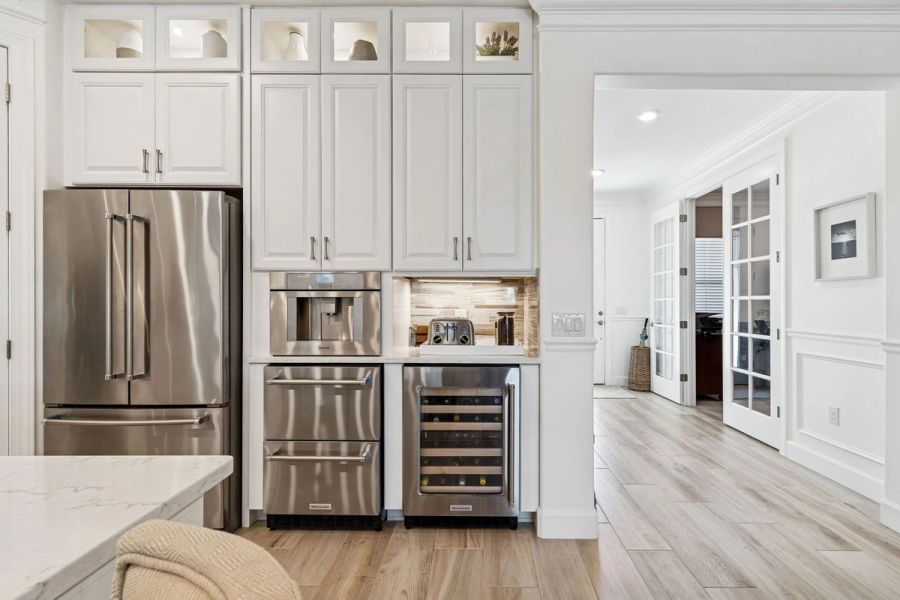 Kitchen built in appliances hallway — Whole-home renovation, Bradenton
