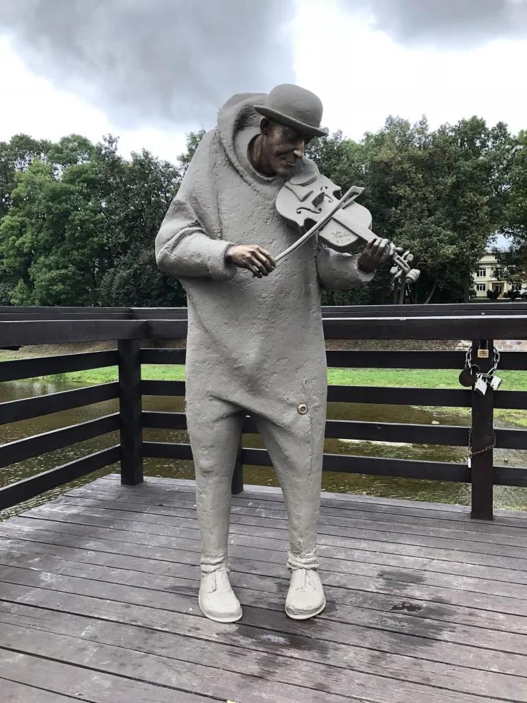 Interactive sculpture of Antanėlis
