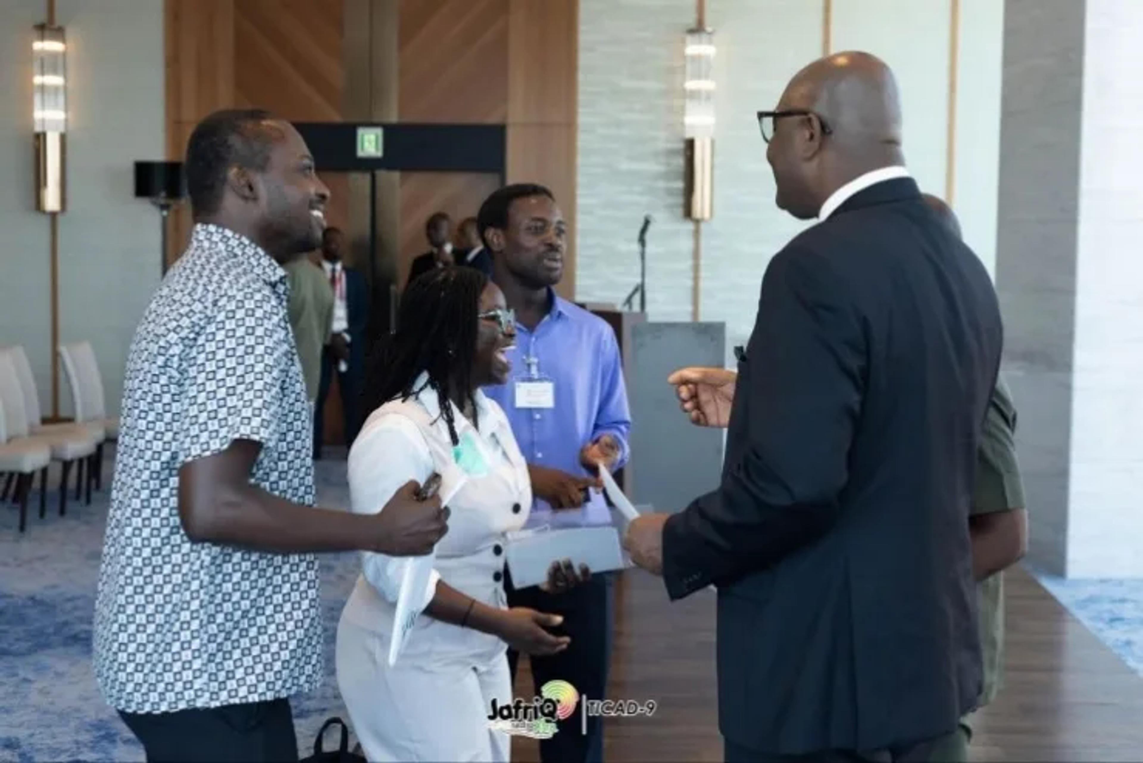 Nii with colleagues at the Presidential Investment Forum