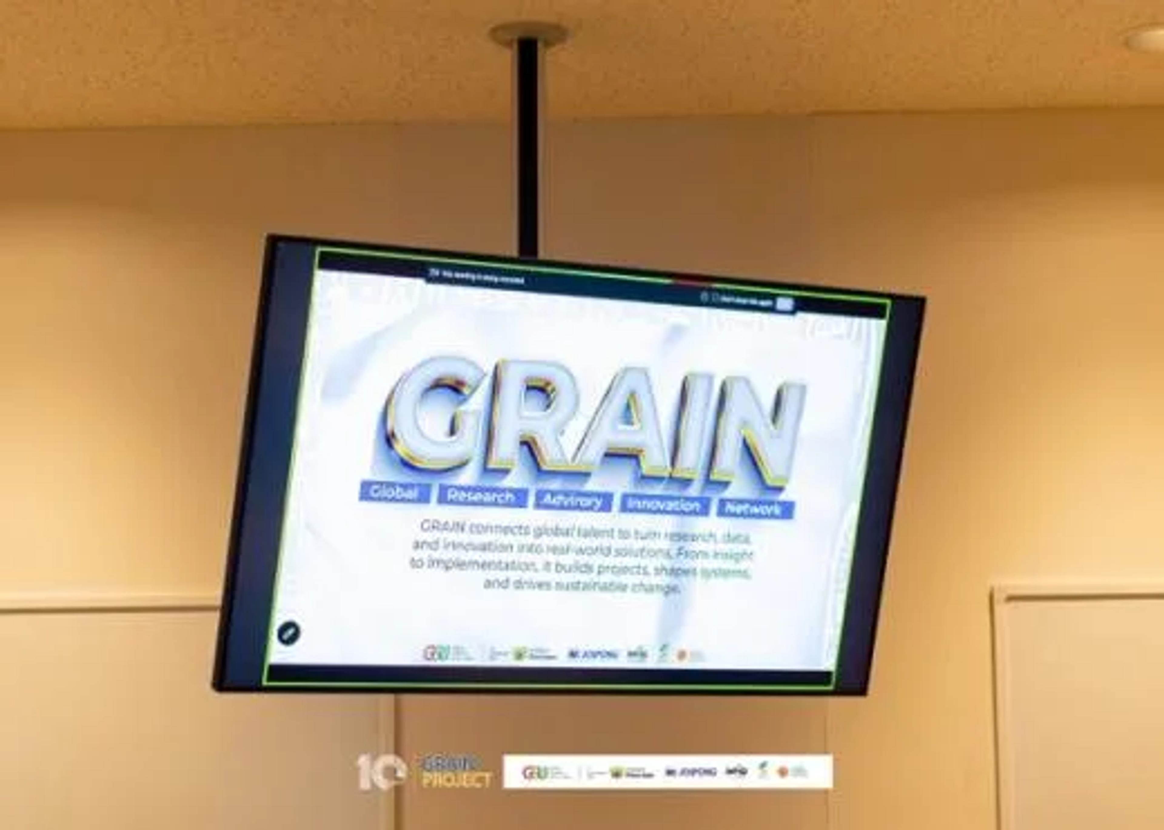 The GRAIN Global Research and Innovation Network on screen
