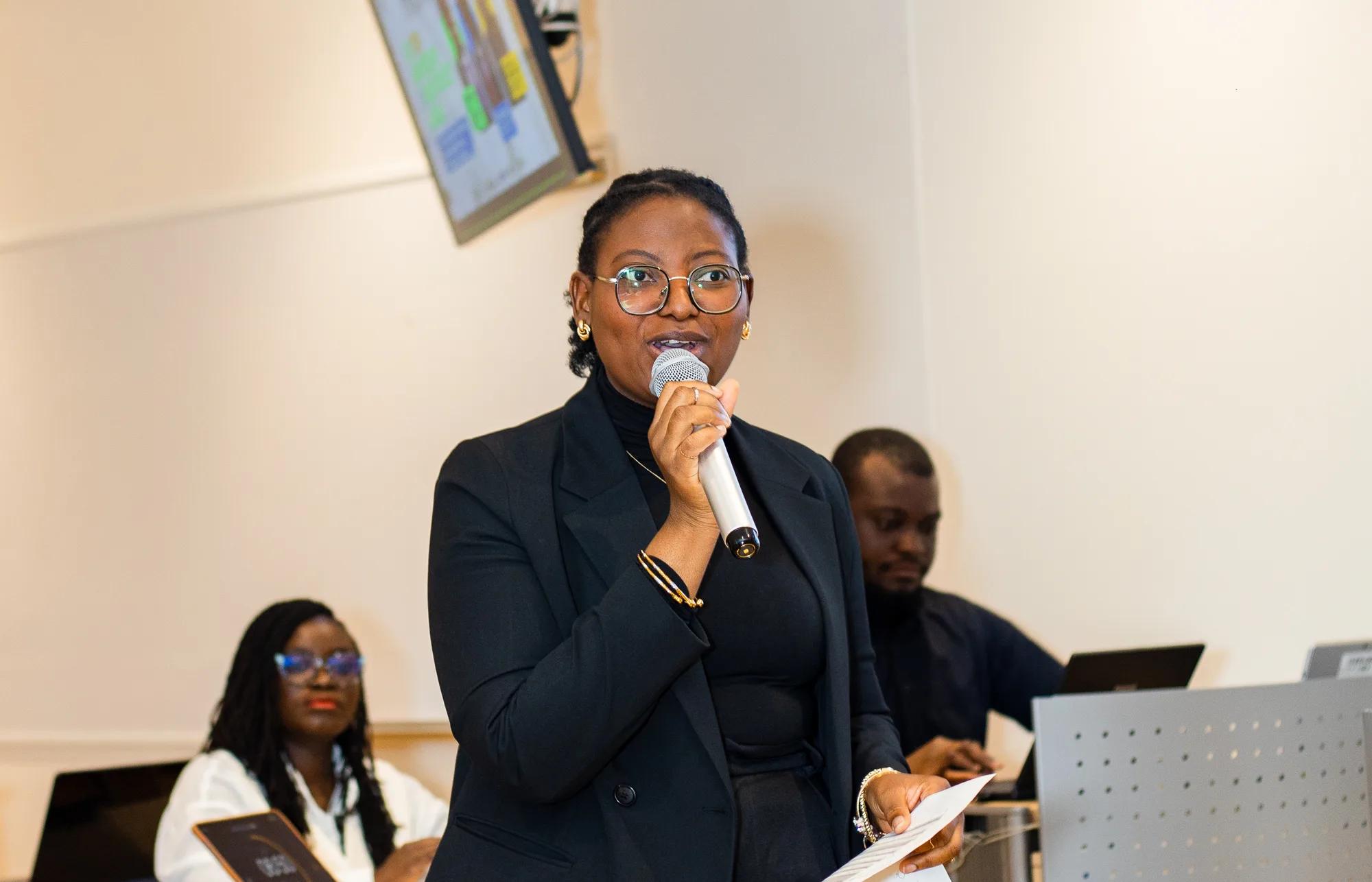 Samilia Allotey, our MC for the day