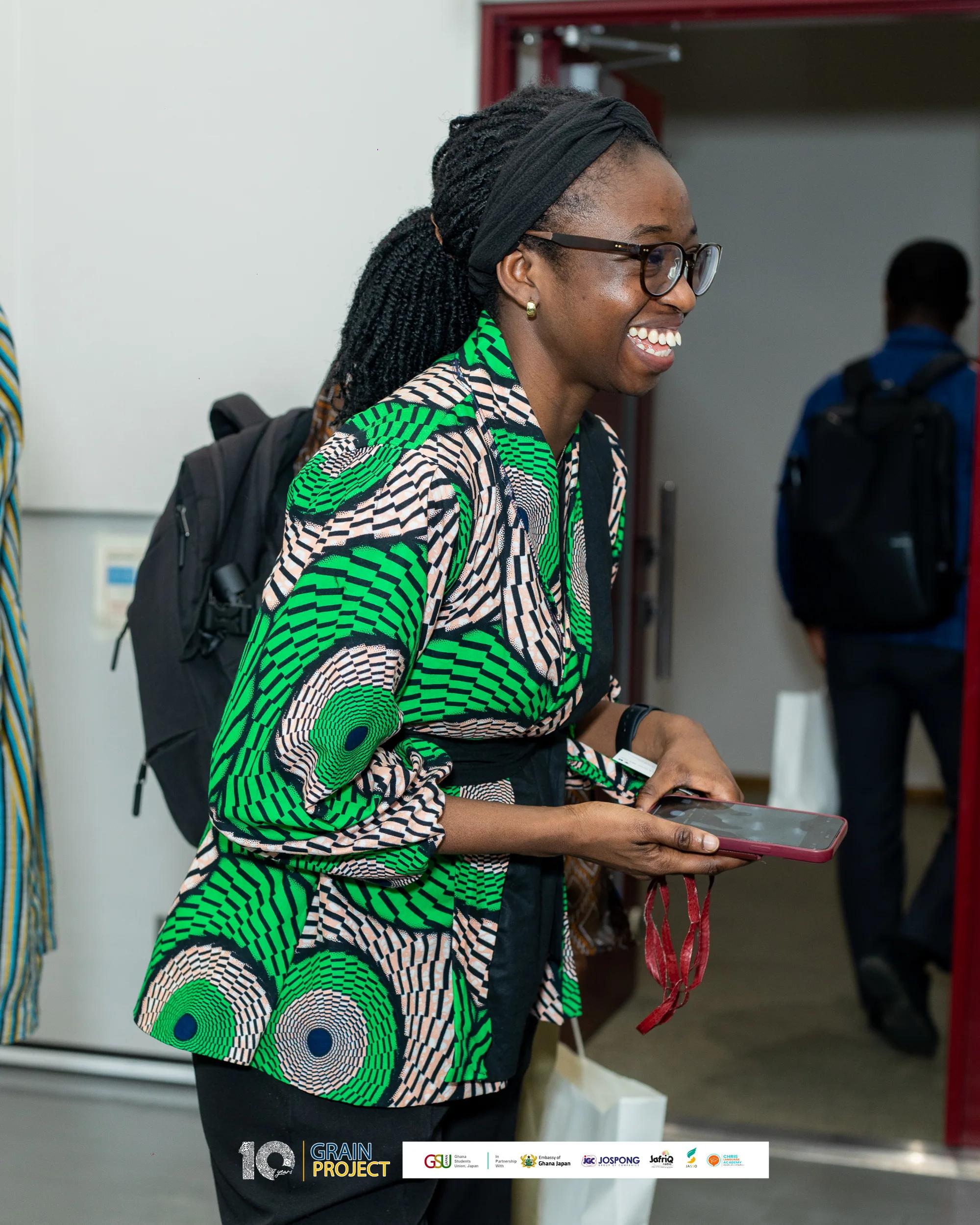 Dr. Anna Batsa during the networking session