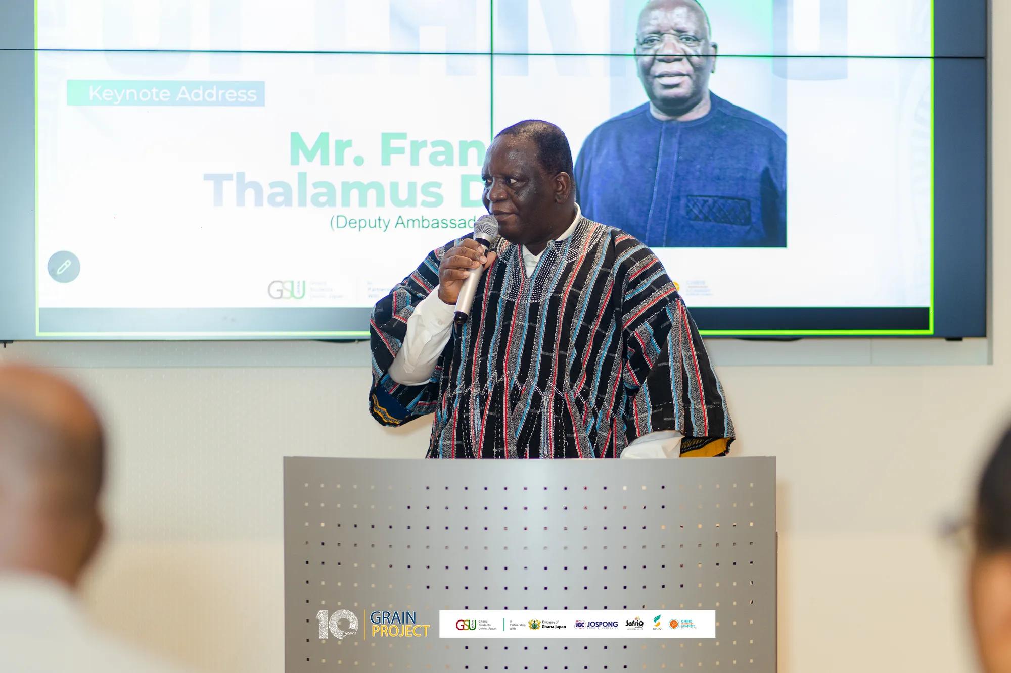 Keynote address by H.E. Mr. Francis Thalamus Doe, Deputy Ambassador of Ghana to Japan