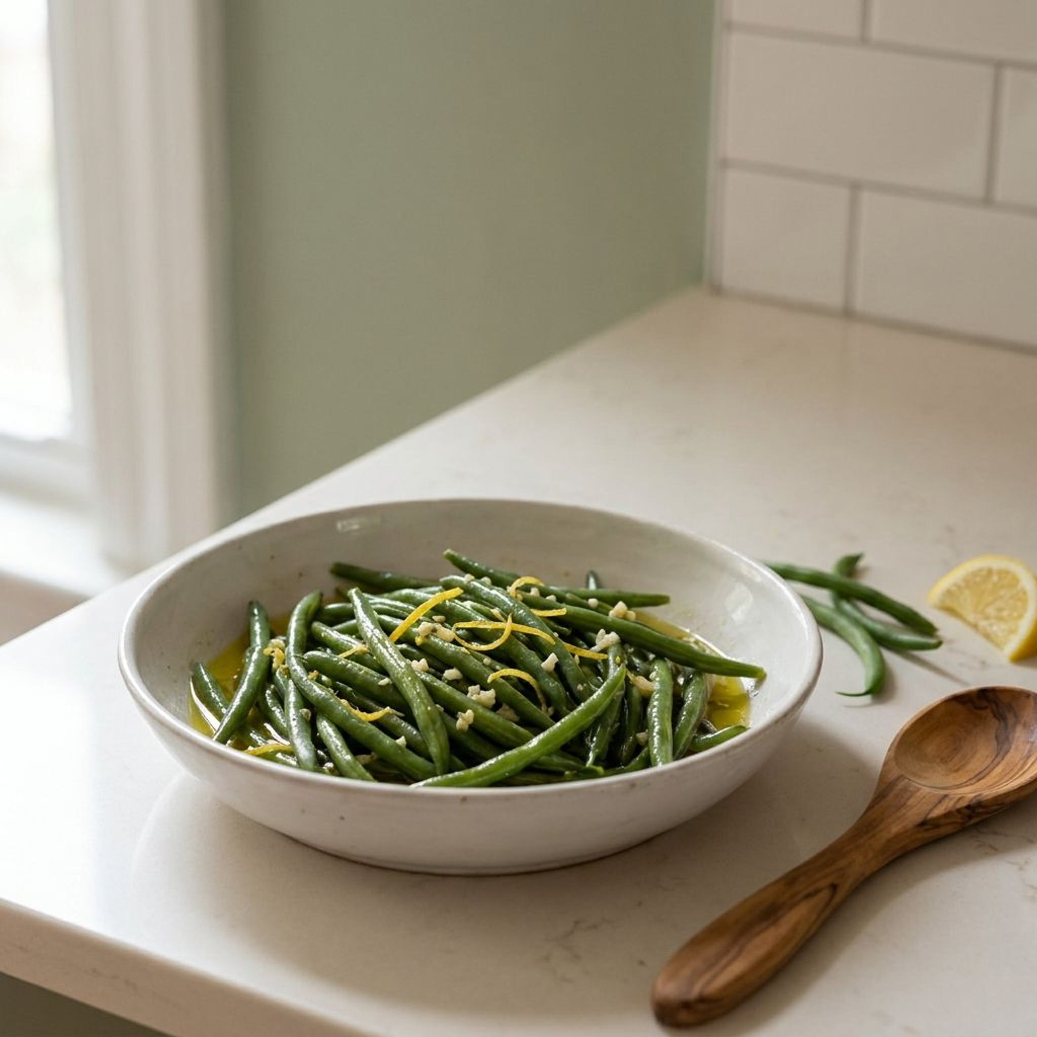 Fagiolini all’olio e limone