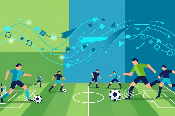 Header illustration for inplay football betting