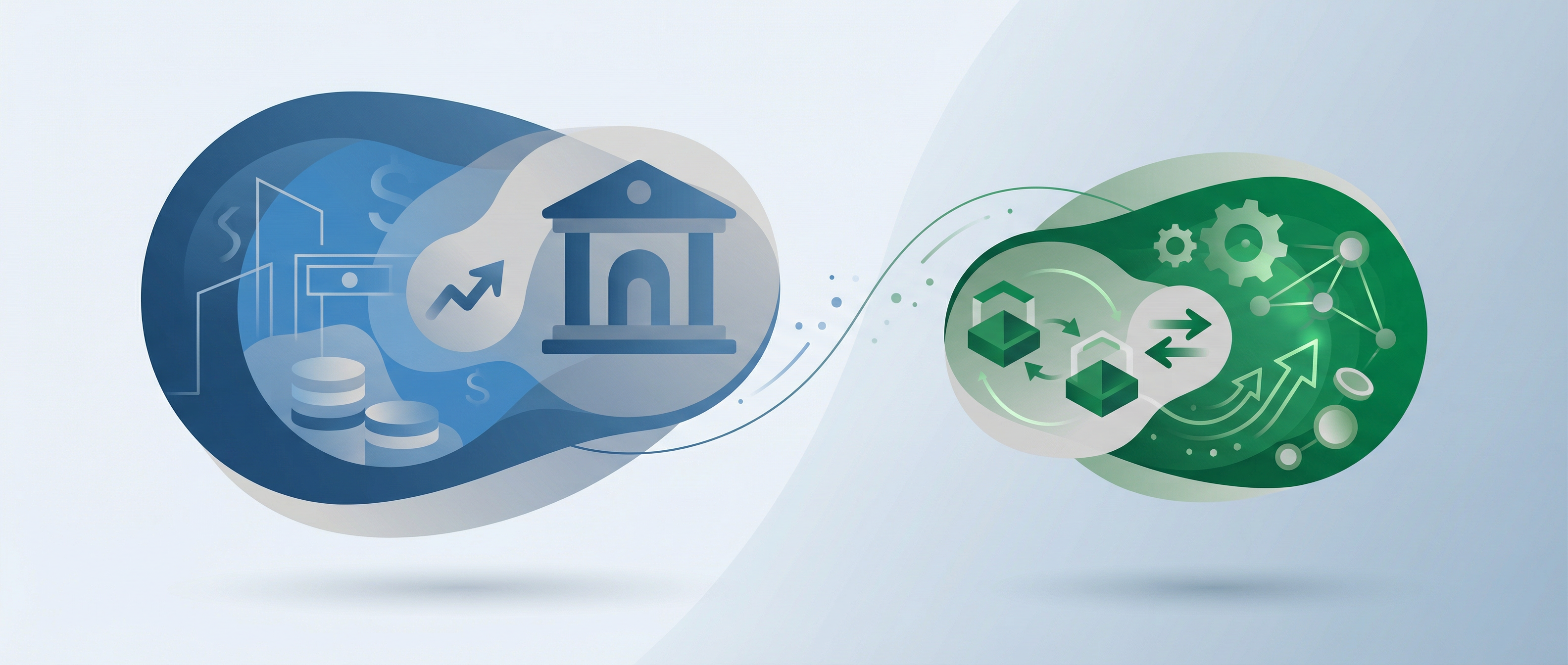 Abstract illustration showing two balanced pools of funds representing 70% on bookmakers and 30% on betting exchange