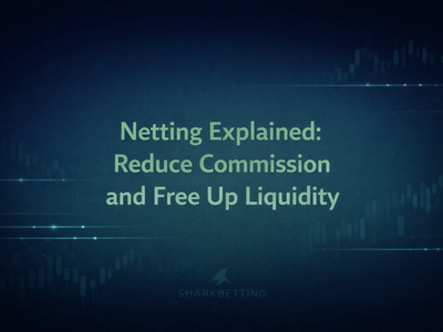 Title card reading Netting Explained: Reduce Commission and Free Up Liquidity on a dark blue gradient background