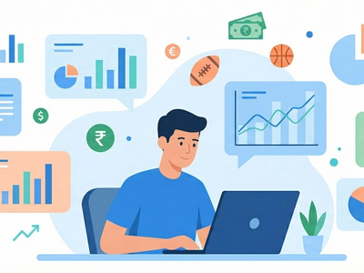 Clean illustration of betting analytics dashboards and chart-based strategy planning