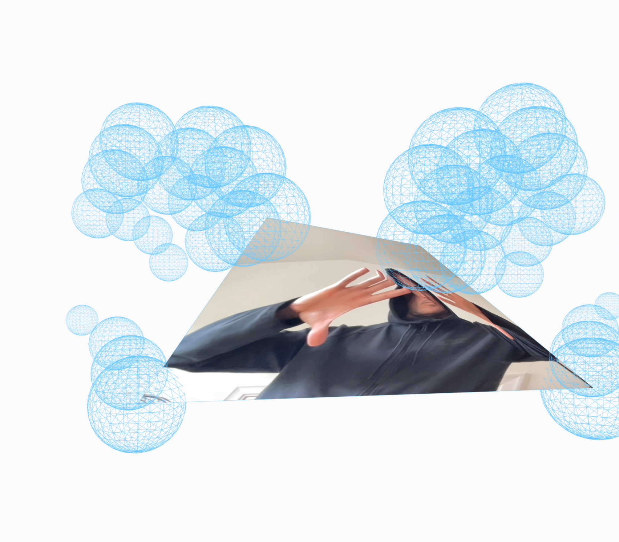 handpose sketch with p5js