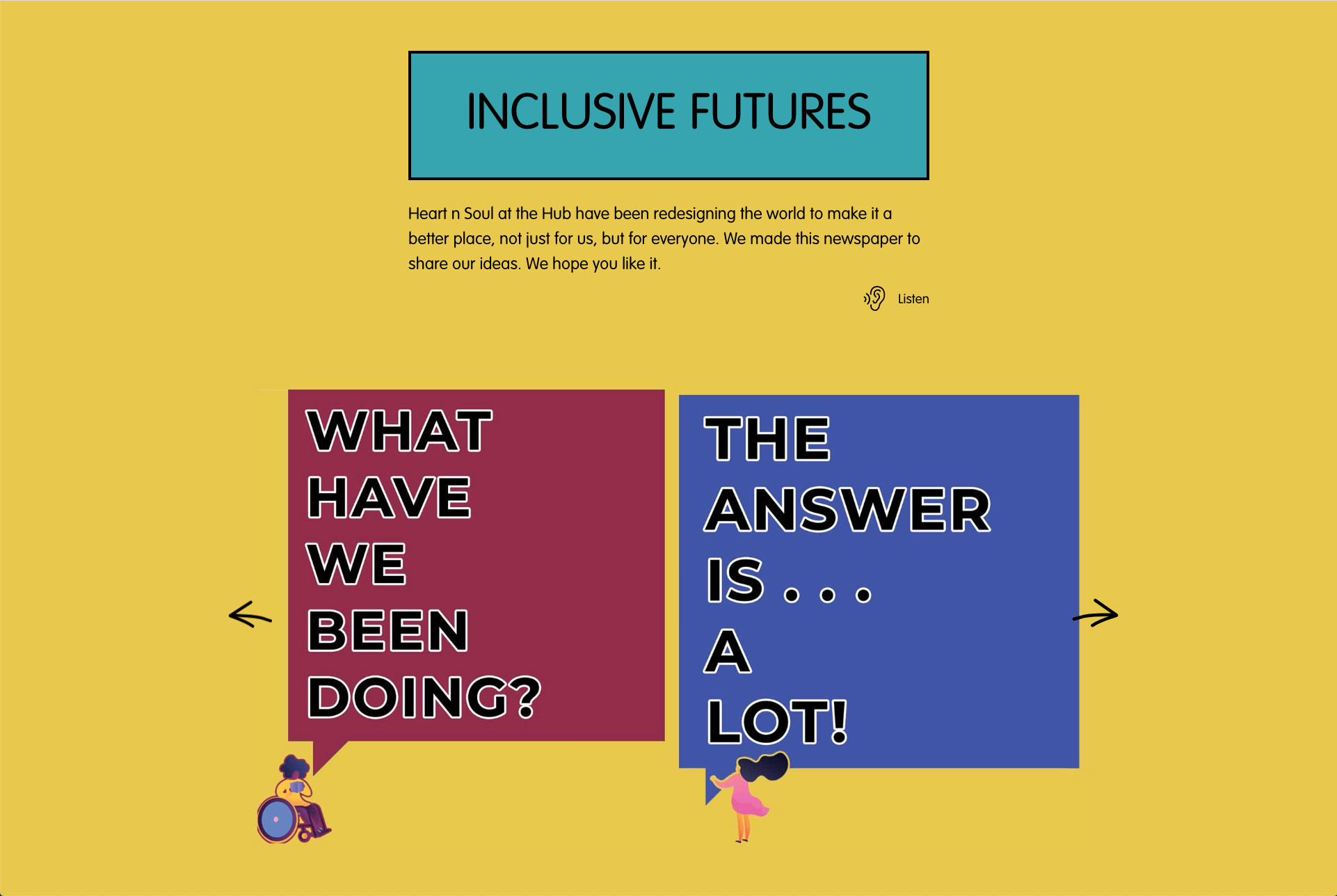 mini-site: Inclusive futures