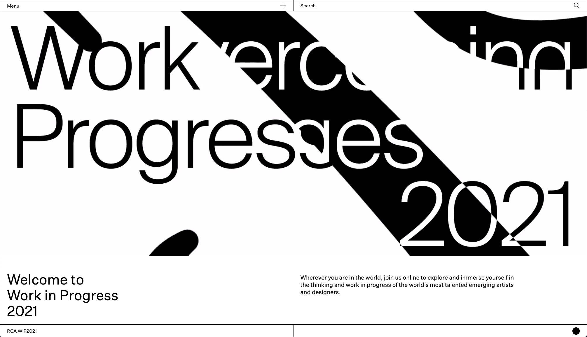 Royal College of Art 2021 Work In Progress show