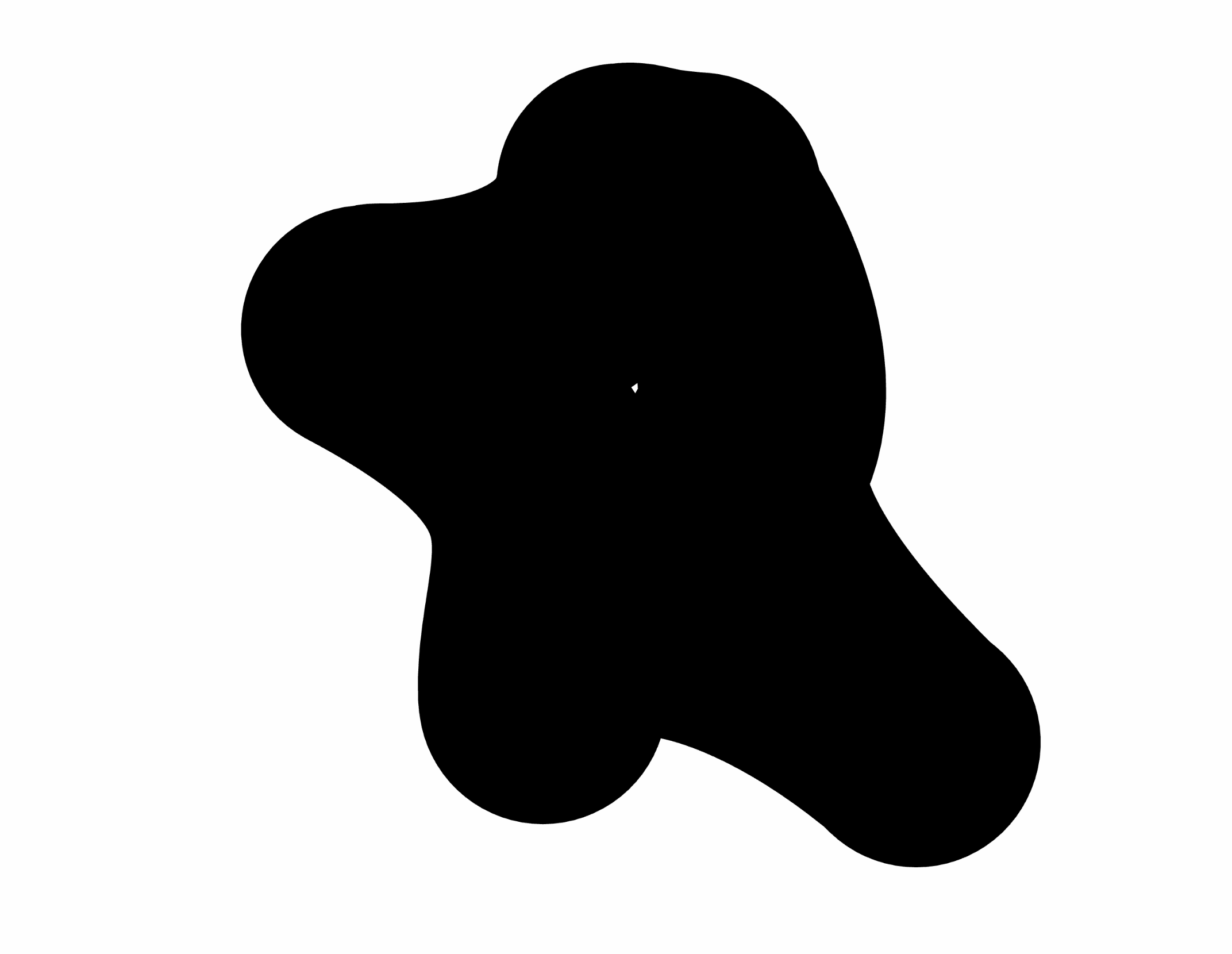 poses tracked with google mediapip and bezier curves in p5js